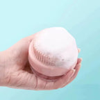 cepillo de silicona con dispensador de champú